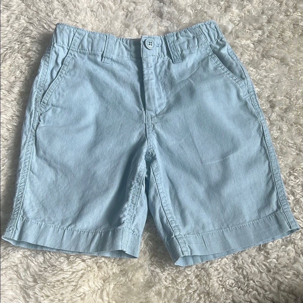 Gap Boys Linen Light Blue Casual Shorts